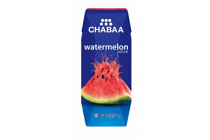 タイ産すいかジュース「CHABAA 果汁100％ ウォーターメロンジュース」が期間限定発売