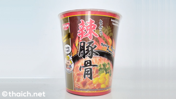 タイで日清のカップ麺 辣豚骨 が新発売 パッケージには出前坊や タイランドハイパーリンクス Thai Hyper