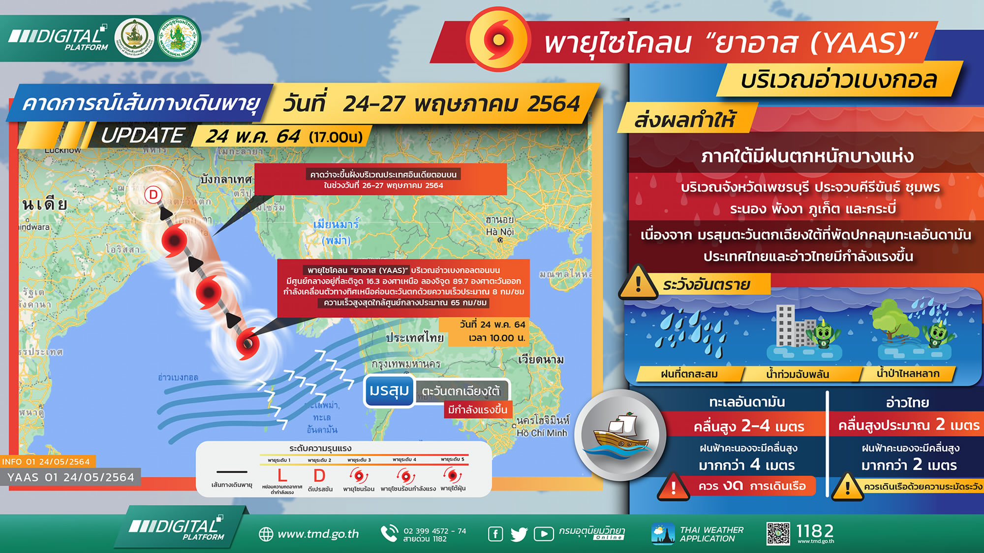 サイクロン Yaas がインド上陸へ タイ南部の天気に影響 タイランドハイパーリンクス Thai Hyper