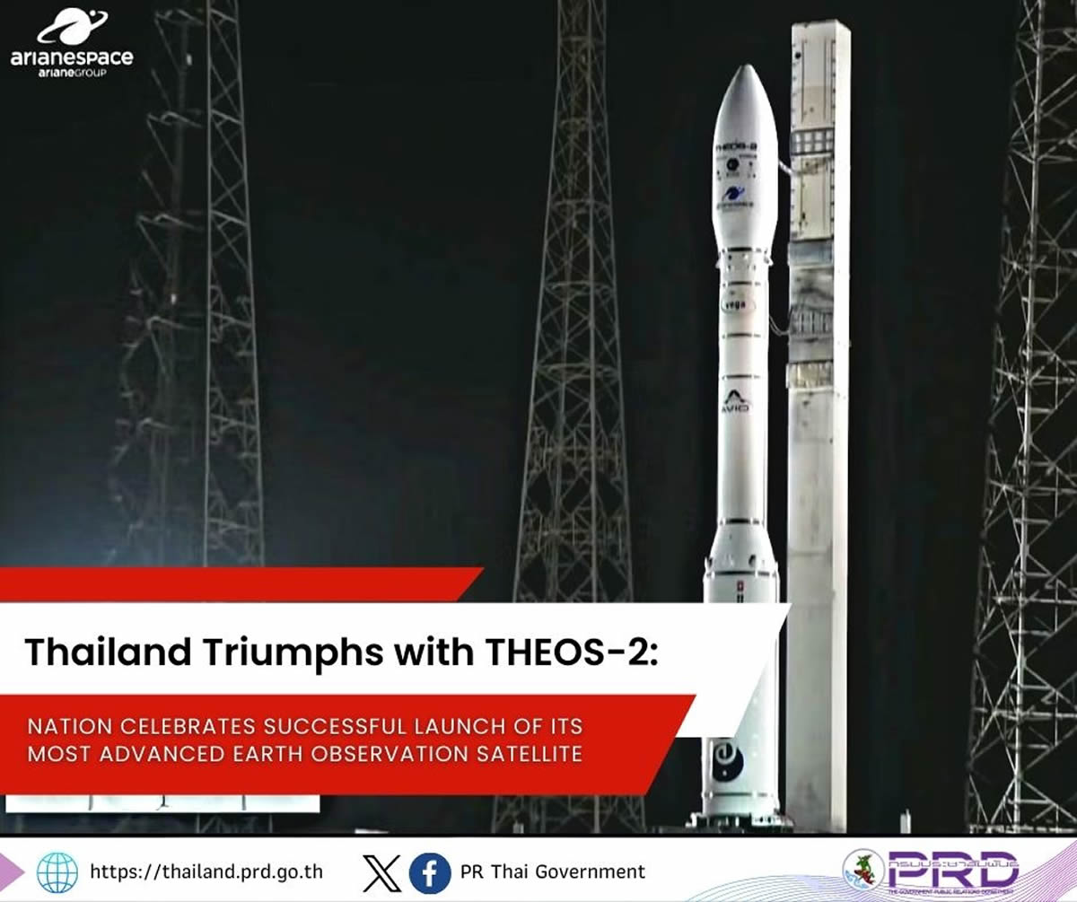 タイ、地球観測衛星「THEOS-2」の打ち上げ成功